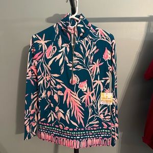 NWT Lilly Pulitzer Zip Pullover - XXS